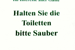 Corona-Toiletten-Regeln