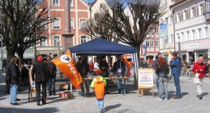 Piraten Infostand