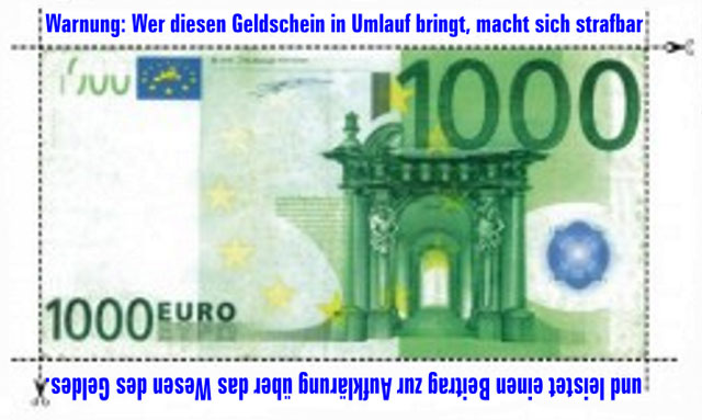 1000 Euro Schein Zum Ausdrucken