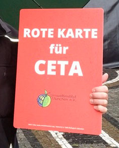 Rote Karte CETA