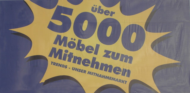 500 Möbel zum mitnehmen